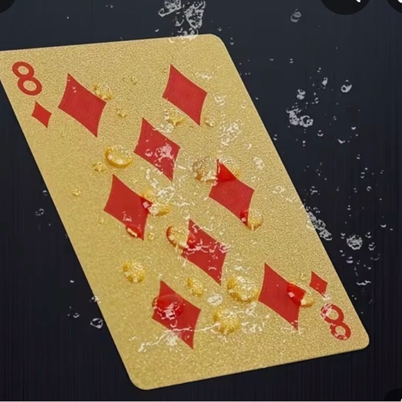 Gold Playing Cards Set - Picture 3 of 4